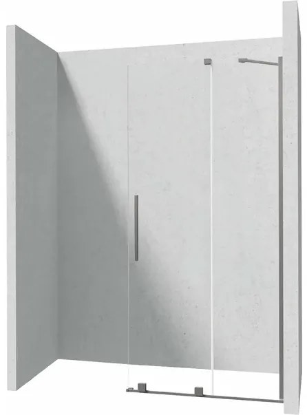 Paravan de dus Walk-in Deante Prizma titan 90x195 cm