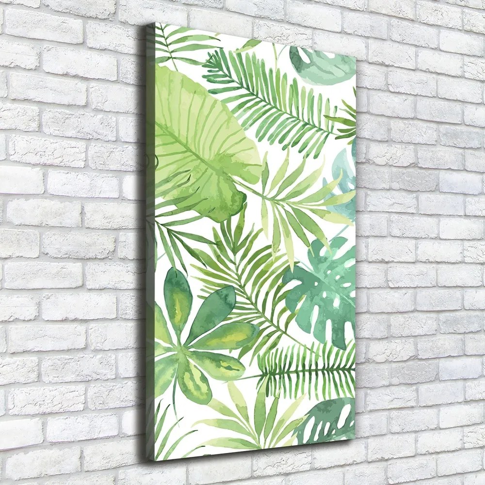 Print pe pânză Frunze tropicale