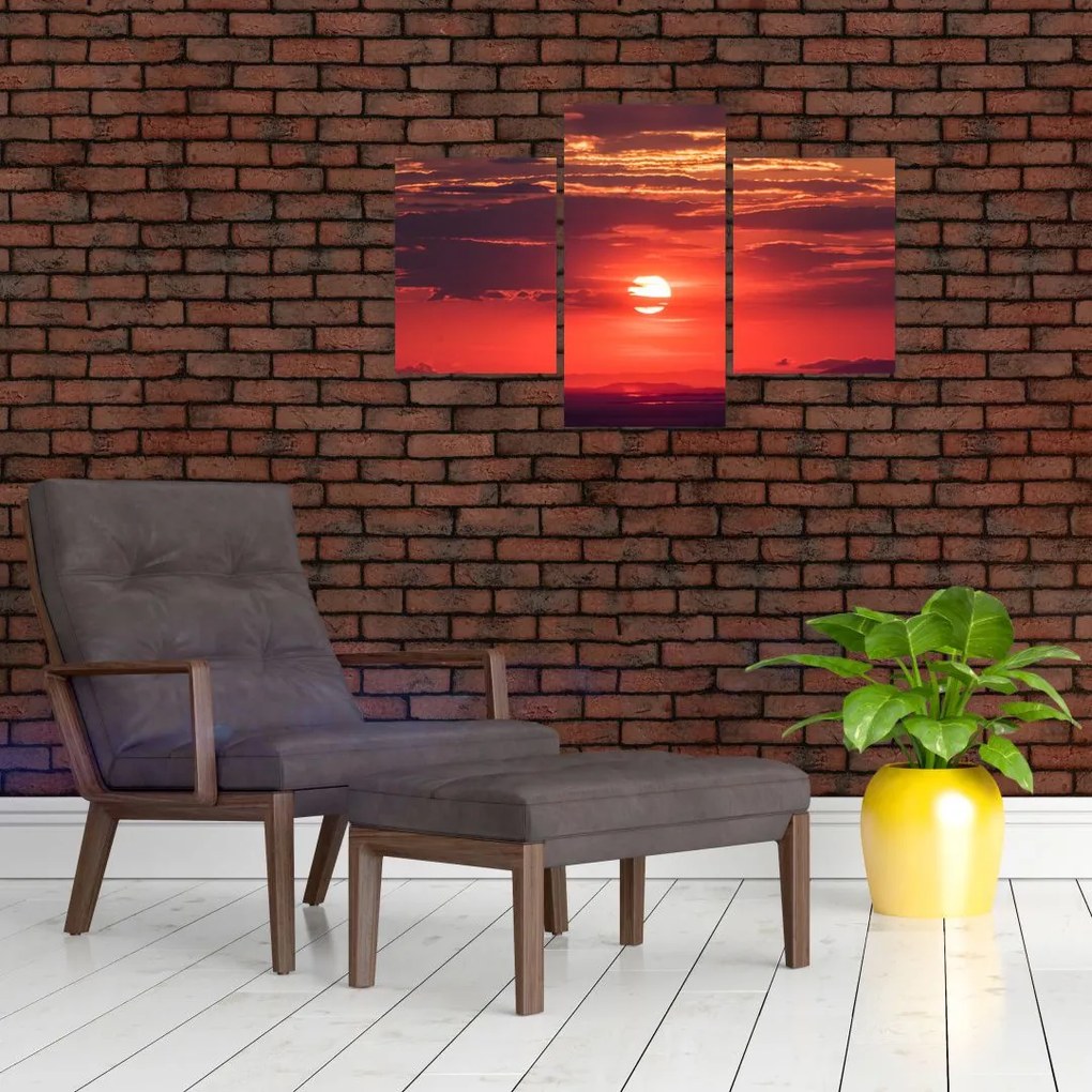 Tablou cu soarele colorat (90x60 cm)