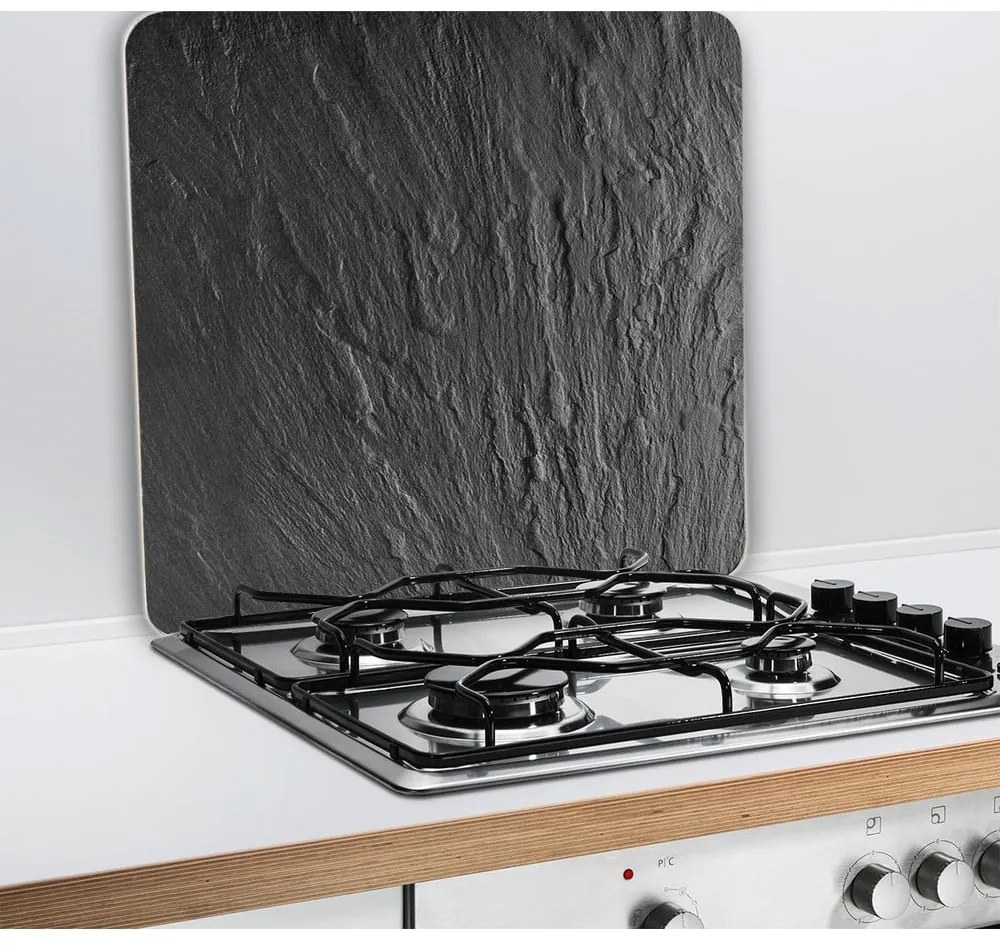 Protecție din sticlă pentru peretele de lângă aragaz Wenko Slate, 50 x 56 cm