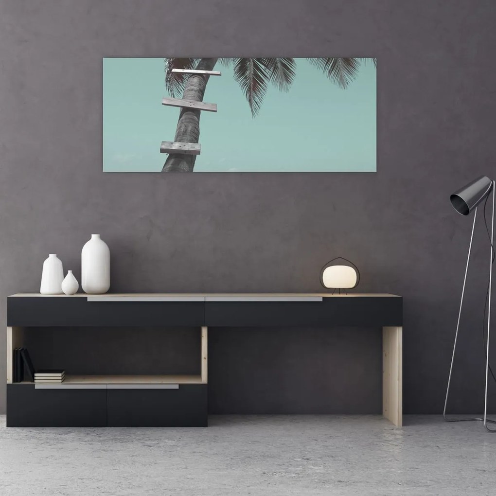 Tablou - Palma în Caraibe (120x50 cm)