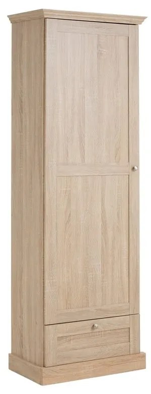 Șifonier în culoare naturală cu aspect de lemn de stejar 60x180 cm Binz – Støraa