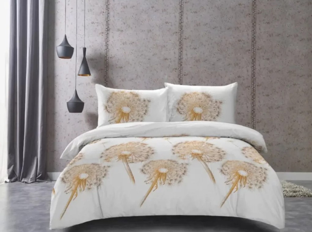 Lenjerie de pat din microfibra GOLDEN SEED albă Dimensiune lenjerie de pat: 70 x 80 cm | 140 x 200 cm