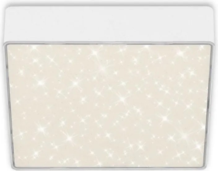 Mini Plafoniera LED alb cu efect starlight STAR SKY 15x15cm