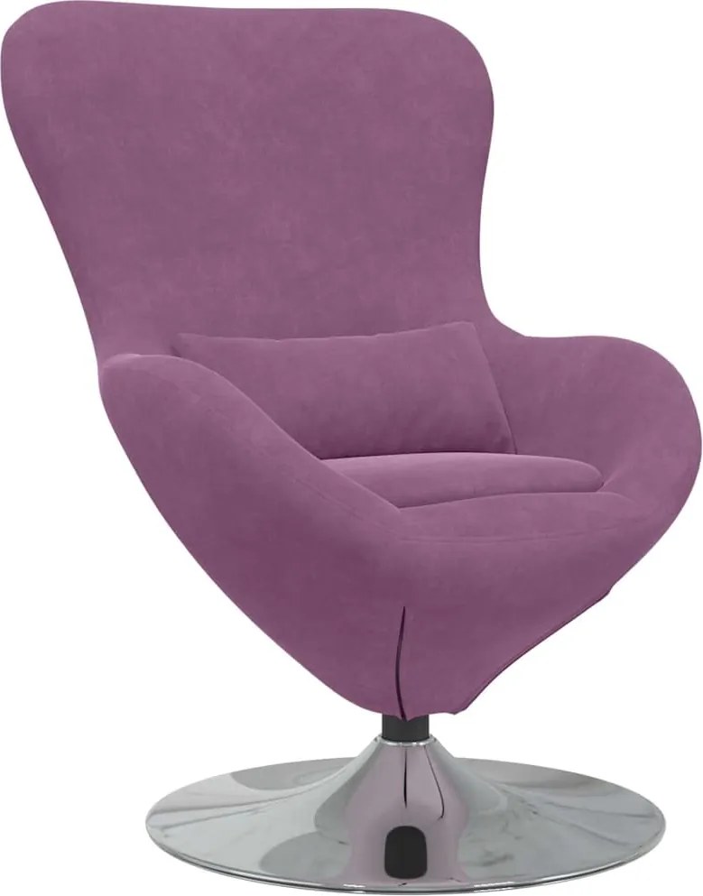 vidaXL Fotoliu ou Violet Catifea