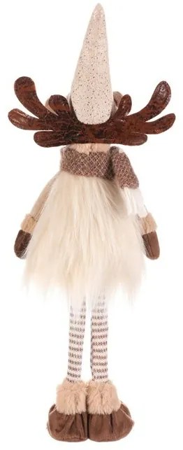 Decorațiune de Crăciun Ren în picioare, înălțime 51 cm, bej/maro