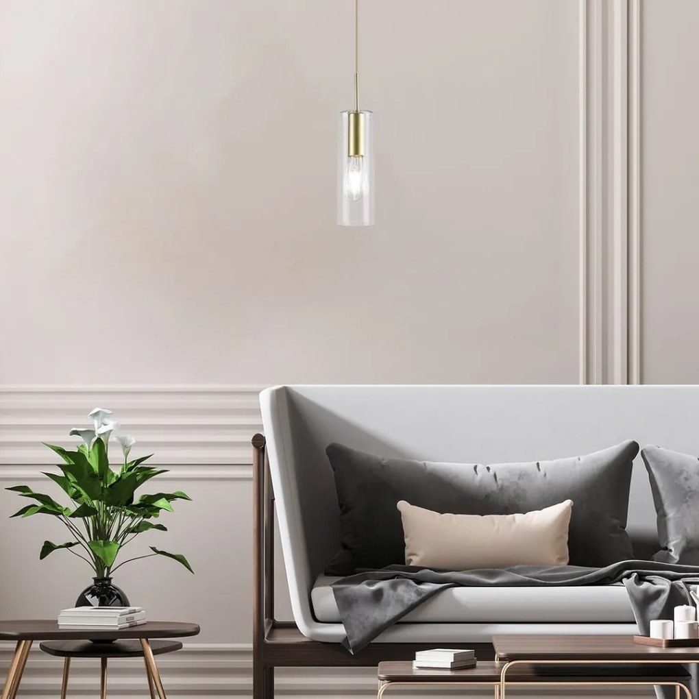 Pendul simplu design modern Esta auriu