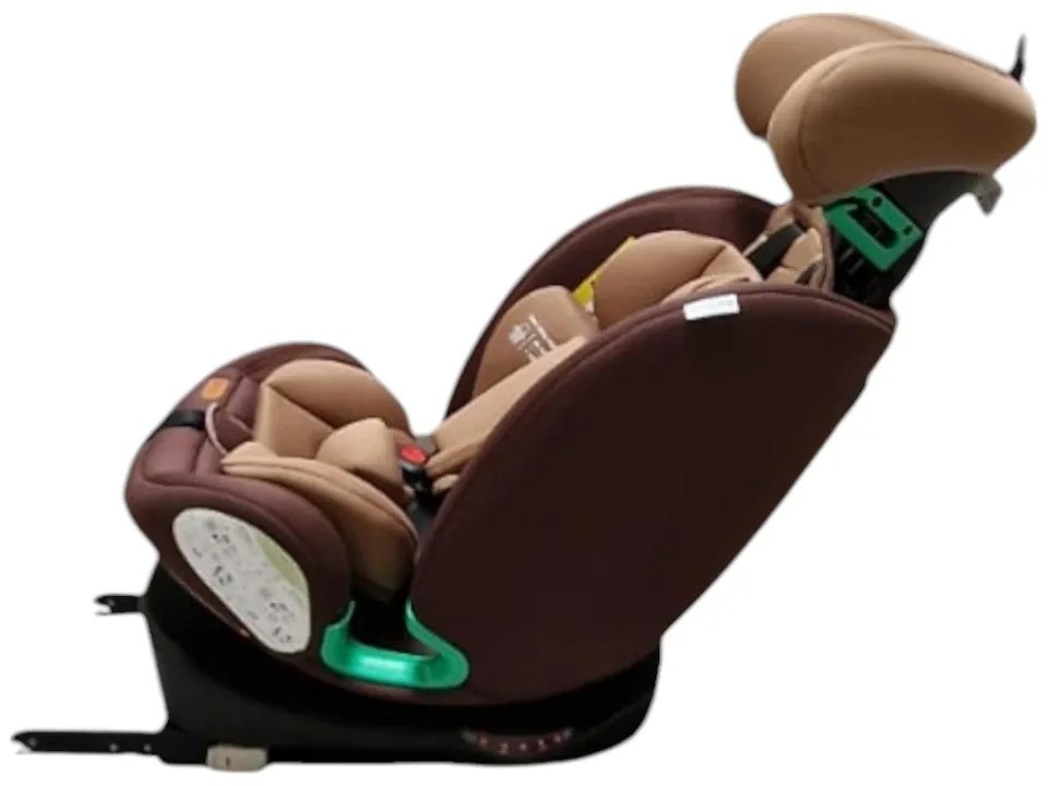 Scaun Auto cu Isofix Baby Care™ HD18, Cu rotire 360 grade, Omologare R-129 i-Size, 0-36 kg, Tetiera reglabila, Transformabil in scoica auto, Sistem