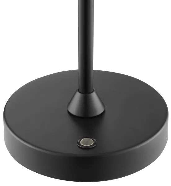 Brilliant - Lampă de masă LED ELORA, tactilă, reglabilă, reîncărcabilă, LED/2,5W/5V 2700K IP44 negru