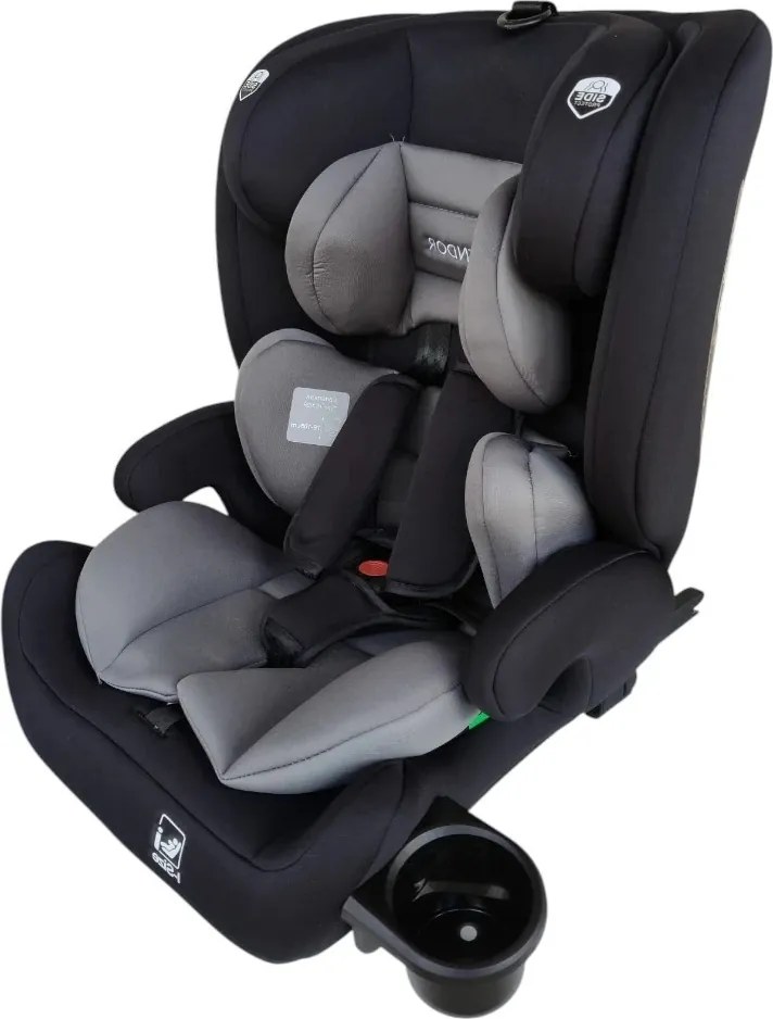 Scaun auto ISOFIX + Top Tether NOVOKIDS Splend'or Edition HC-02S, R129 i-Size, 76-150 cm, Grupa 1/2/3, Negru