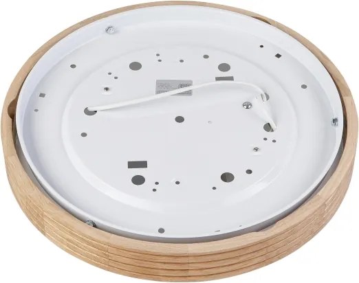 Brilagi - Lampă LED de tavan CARVALHO MODERN SLIM 2xE27/60W/230V Ø 37,5 cm stejar