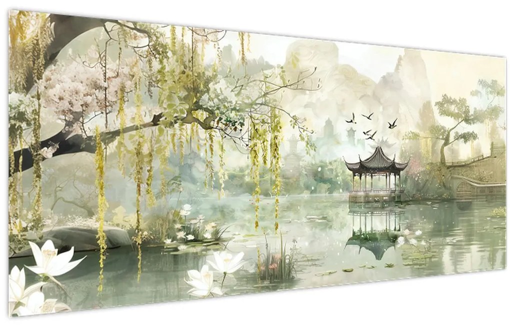 Tablou - Lac Chinezesc (120x50 cm)