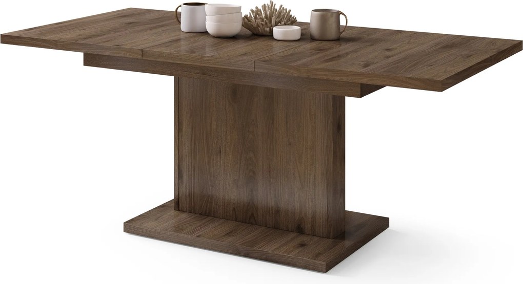 Mazzoni ASTON MINI Nuc Elegant - MĂSUȚĂ DE CAFEA MODERNĂ EXTENSIBILĂ REGLABILĂ PE ÎNĂLȚIME MASĂ TRANSFORMABILĂ