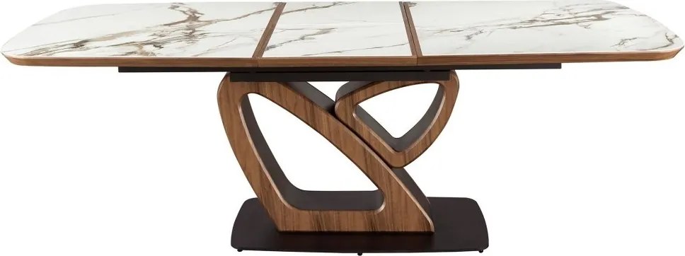 Masa extensibila deosebita design LUX Marble 180-230x100cm