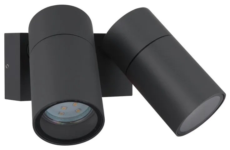 Aplica cu 2 Spoturi iluminat exterior protectie IP44 PIPER