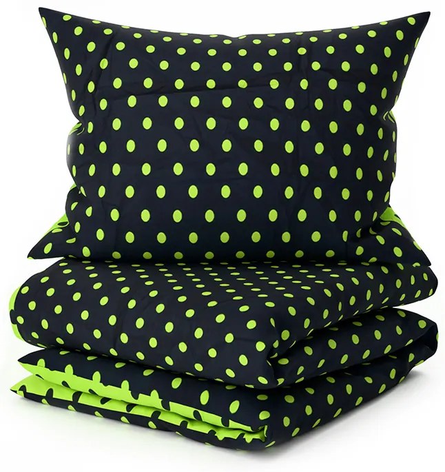 Lenjerie de pat din bumbac COLAM GREEN verde Dimensiune lenjerie de pat: 70 x 90 cm | 140 x 220 cm