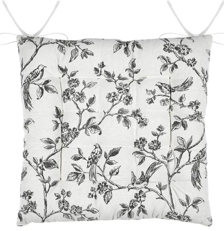 Perna de scaun cu efect de in, CLARINE, 38 x 38 cm