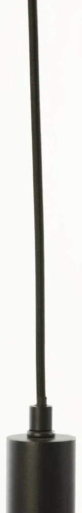 Lustră gri cu abajur din sticlă ø 21 cm Lekar – Light &amp; Living