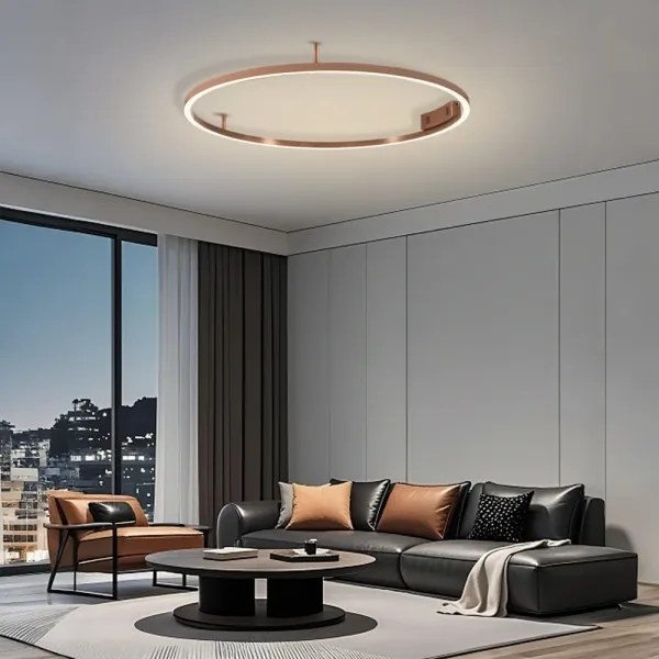 Immax NEO 07326-80C-LED Plafonieră dimabilă FINO LED/55W/230V 80 cm Tuya aur roz+telecomandă