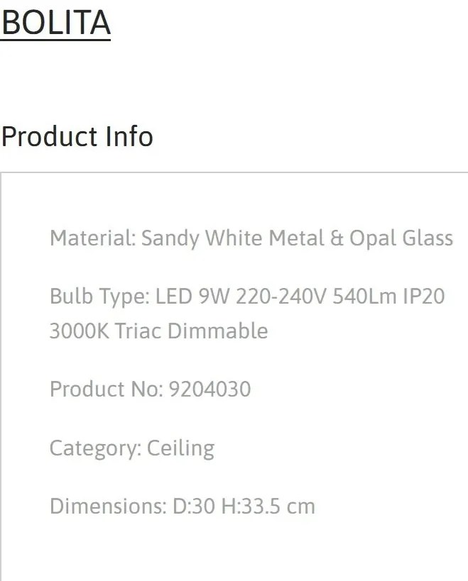 Plafoniera LED design circular BOLITA diametru-30cm, NVL-9204030