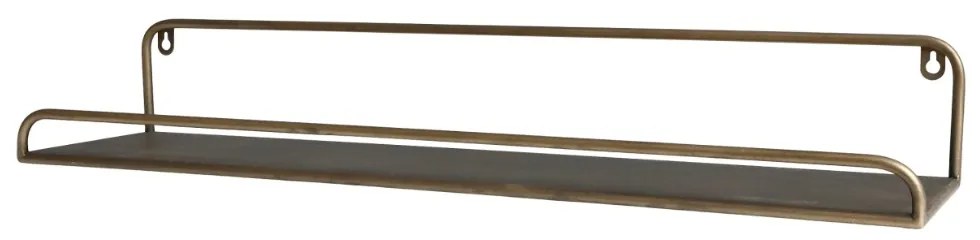 Raft de perete, din metal auriu, Sin