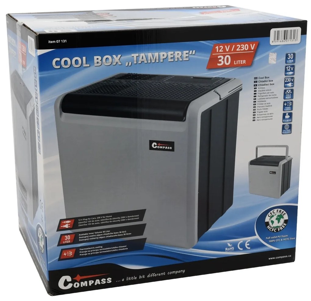 Ladă de răcire Compass Tampere 230 V/12 V, 30 l