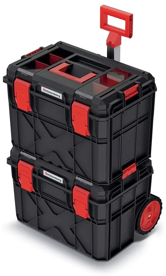 Set valiză A cu roți, 54,6 x 38 x 78,5 cm, negru