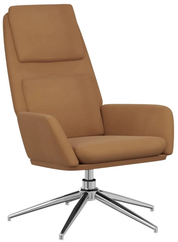 341324 vidaXL Scaun de relaxare, gri taupe, piele întoarsă artificială