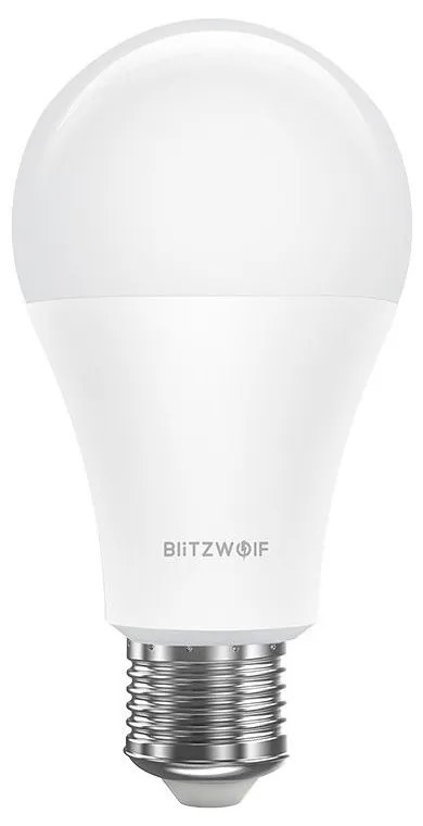 Bec Smart LED RGB, BlitzWolf BW-LT21, 10 W, Bulb, 900 LM, 3000K, E27, Comanda vocala