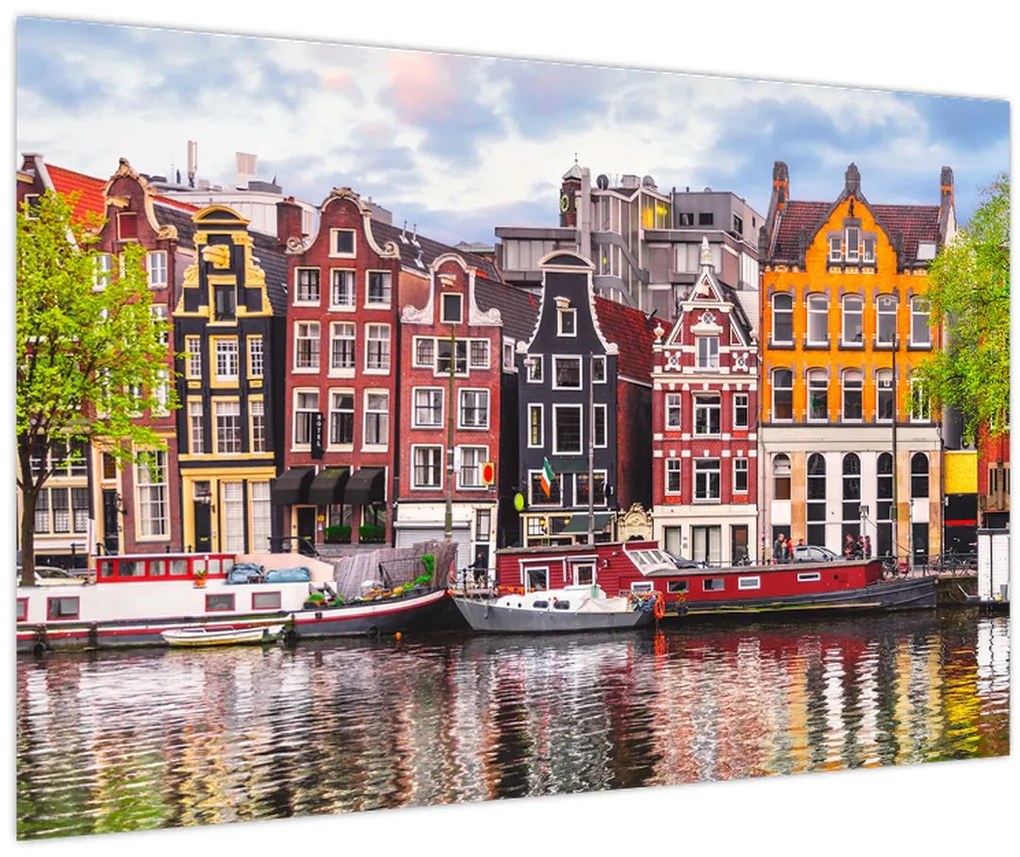 Tablou - Amsterdam, case de dans (90x60 cm)