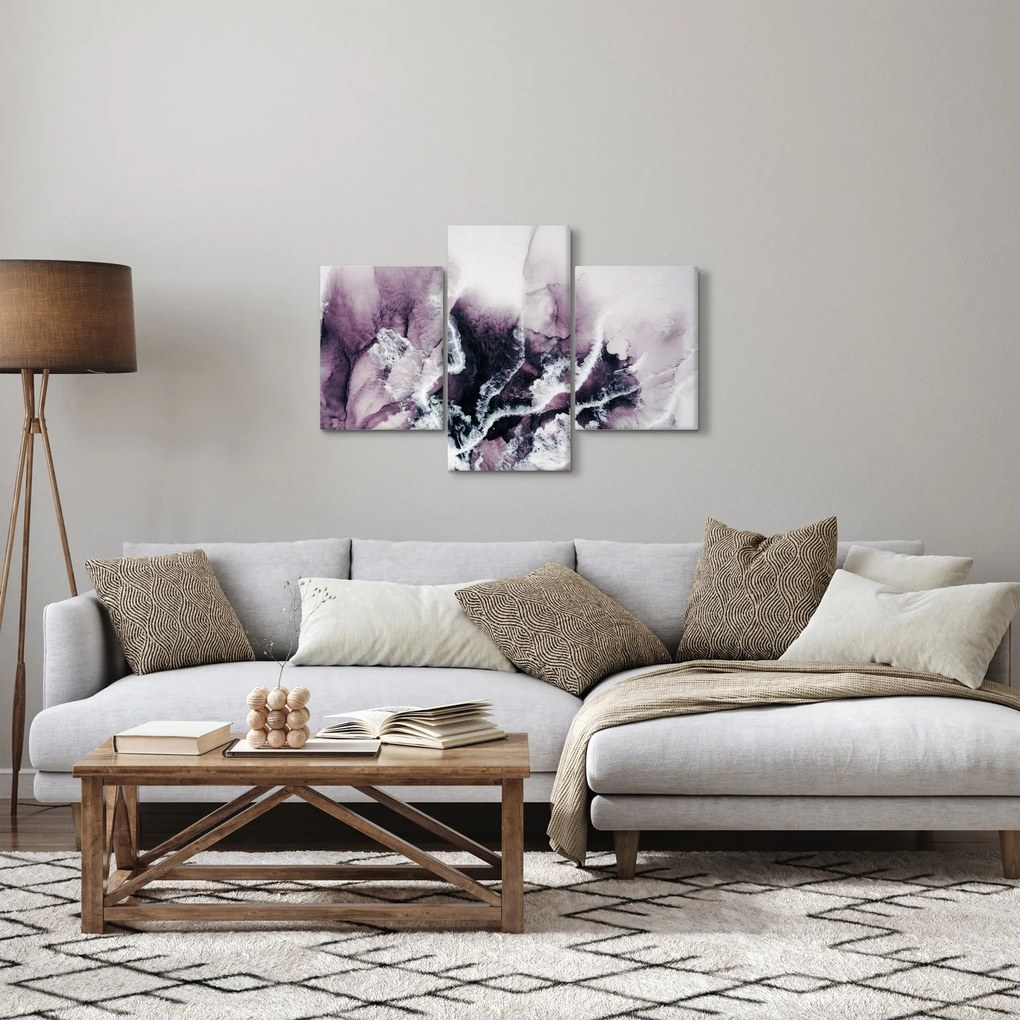 Tablou - Marmură violet N⁰2 (90x60 cm)