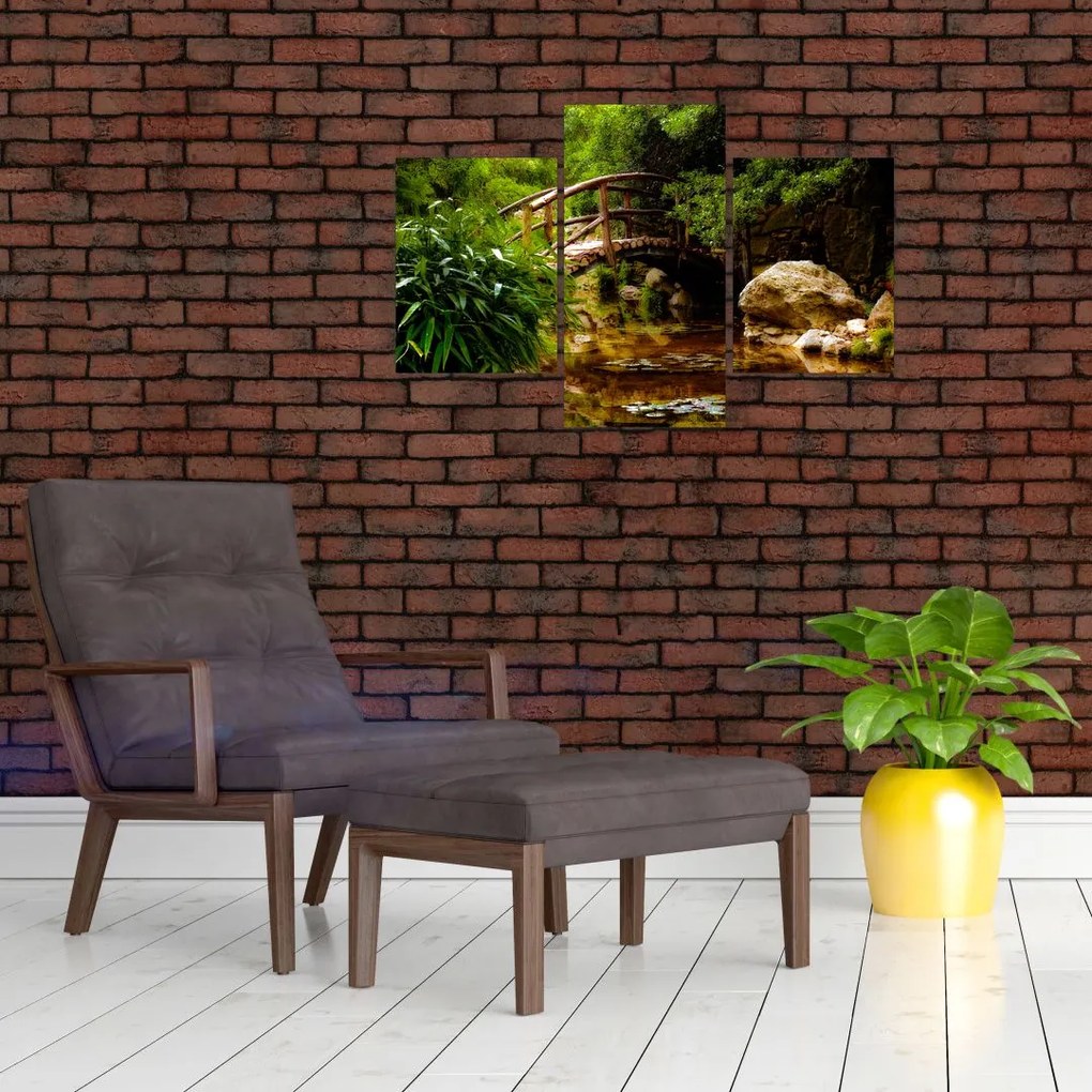 Tablou - Pod prin râu (90x60 cm)