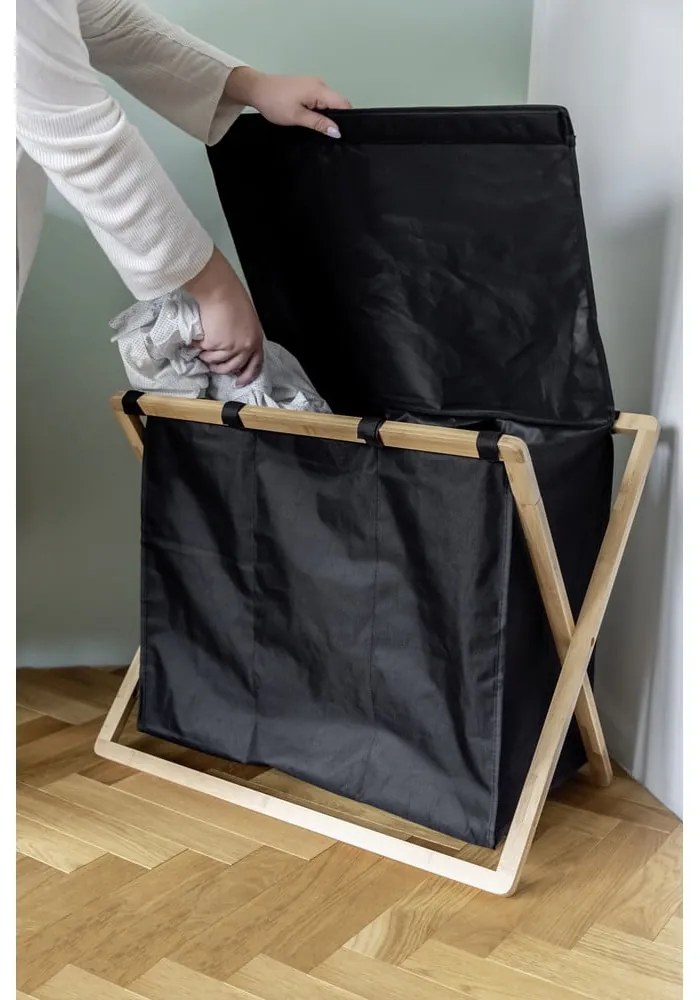 Coș de rufe din material textil 93 l Ecori – Wenko