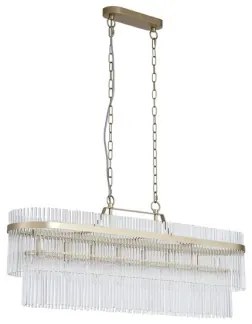 Searchlight 11400-8GO - Candelabru cu lanț LARA 8xE14/60W/230V