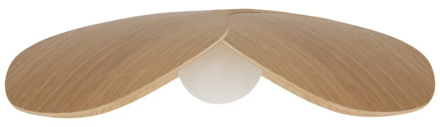 Abajur în culoare naturală din lemn masiv de stejar ø 28 cm Forget Me Not – UMAGE