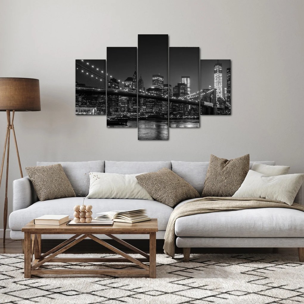 Tablou cu podul Brooklin în New York (150x105 cm)