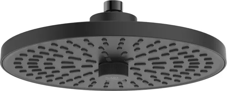 Palarie de dus rotunda din aluminiu Ideal Standard Alu+ negru mat 2 functii