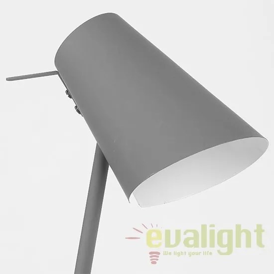 Lampa de masa moderna din metal cauciucat CARDIFF gri CARDIFF/T/DG