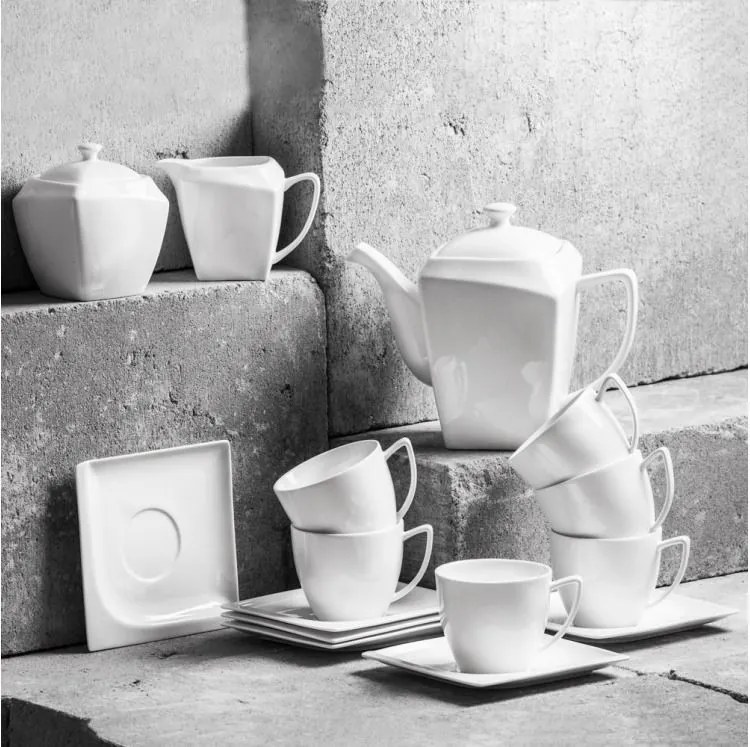 Serviciu servire cafea, 17 piese, 6 persoane, Monaco