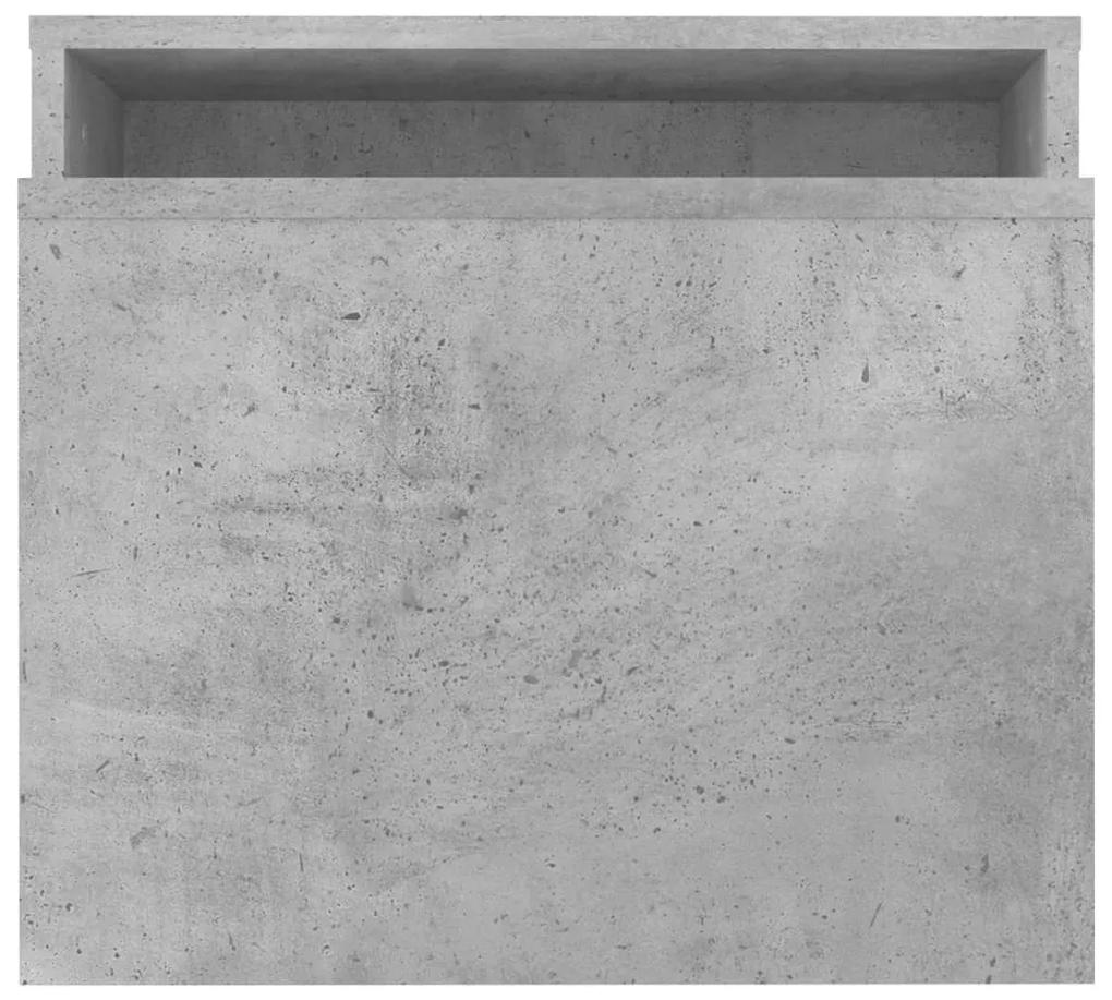 Set masute de cafea, gri beton, 100x48x40 cm, PAL 1, Gri beton