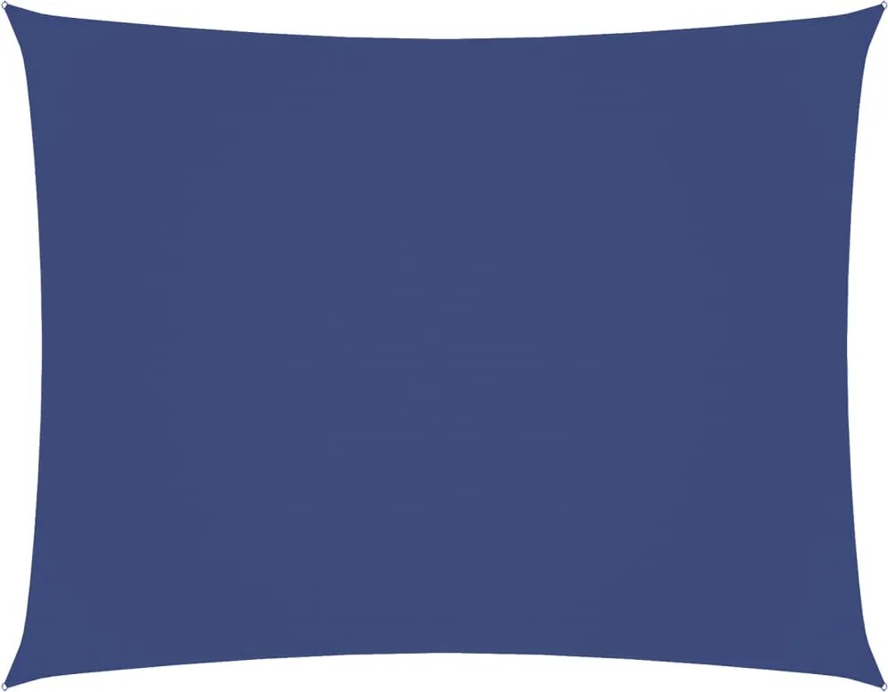 vidaXL Pânză parasolar albastru 6x7 m țesătură oxford dreptunghiular