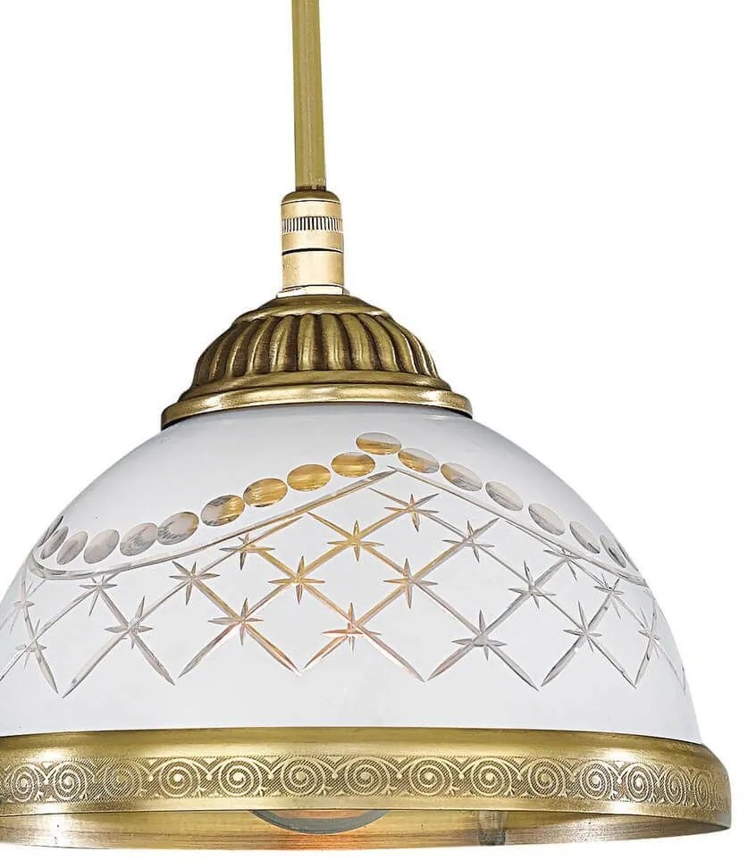 Pendul clasic design italian din alama, sticla 7002 RA-L. 7002/16