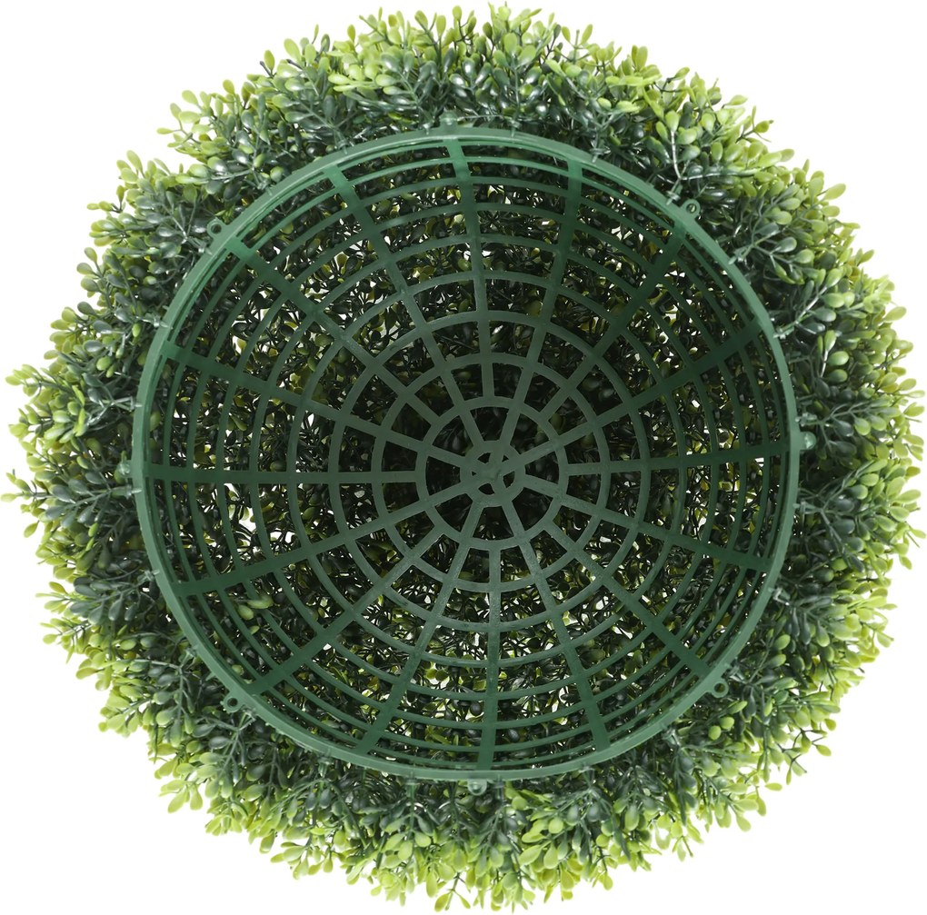 HOMCOM Set de 2 Sfere de Boxwood Artificiale, 50cm | Aosom Romania