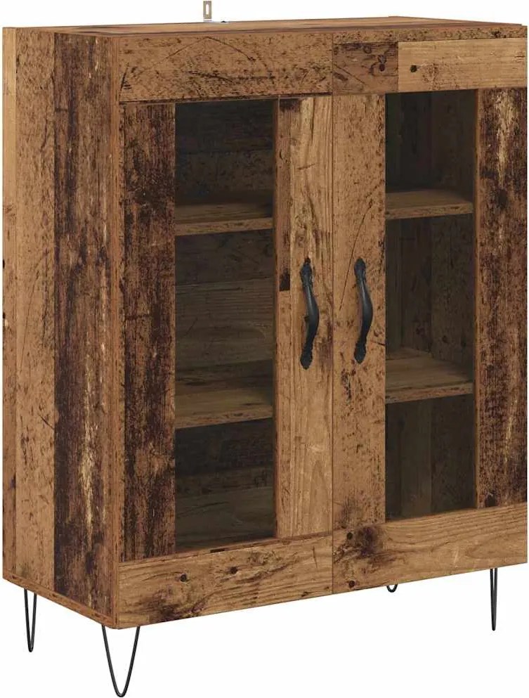 vidaXL Bufet Lemn Vechi 69,5 x 34 x 90 cm Lemn compozit