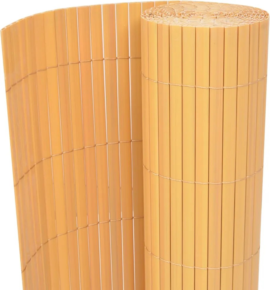 vidaXL Gard de Grădină Galben 150 x 500 cm PVC