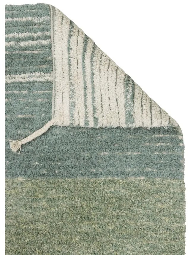 Covor verde/albastru din bumbac 80x140 cm Twin Vintage – Lorena Canals