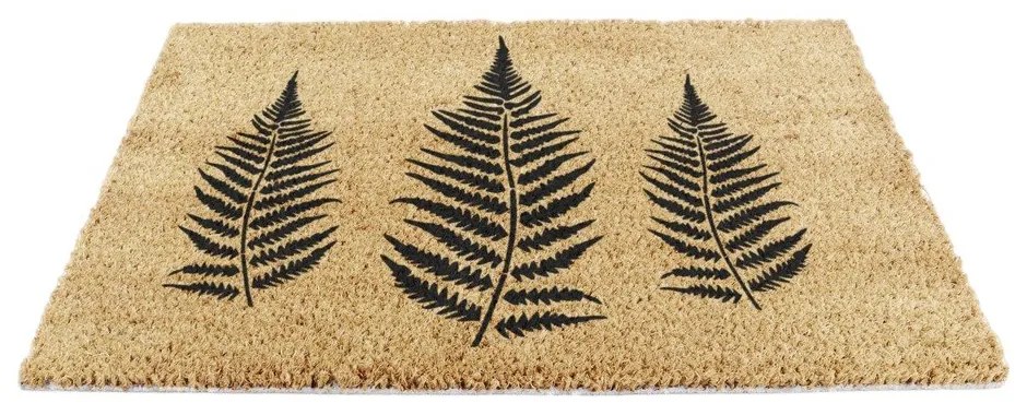 Covoraș de intrare din fibre de nucă de cocos 40x60 cm Fern Leaf – Artsy Doormats