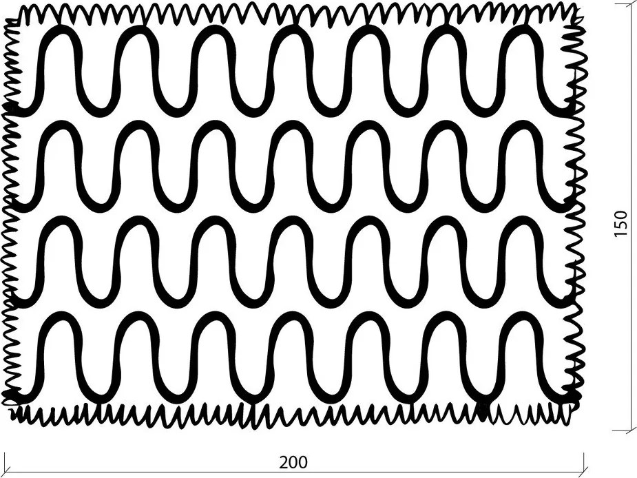 Pătură roz 150x200 cm Swirl – noo.ma