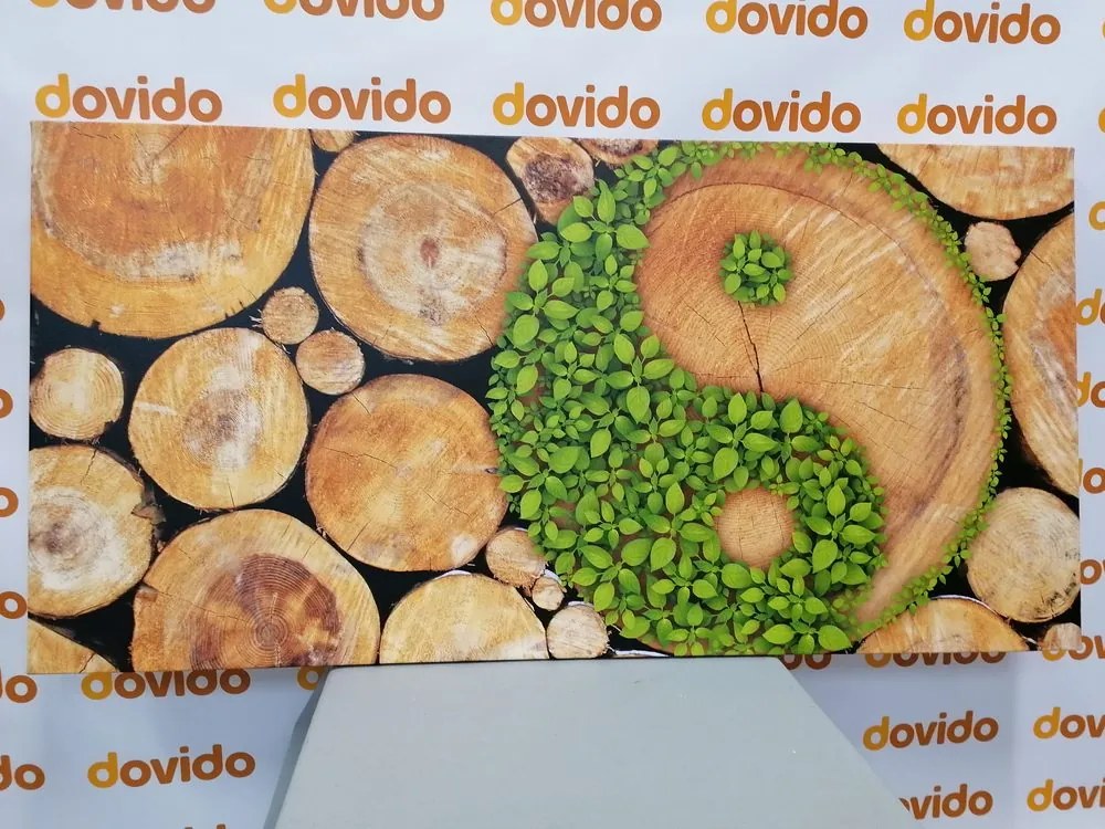 Tablou Yin și Yang într-un design ecologic