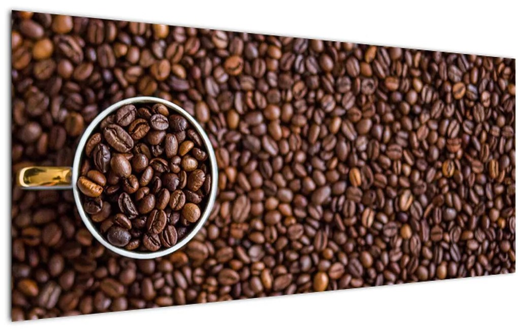 Tablou - boabe de cafea (120x50 cm)